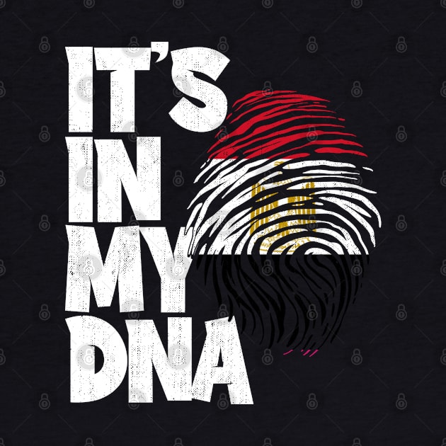 IT'S IN MY DNA Egypt Flag Men Women Kids by simonStufios